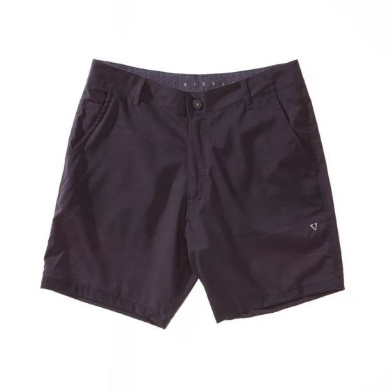 Bermuda Híbrida Vissla Fin Rope Preta