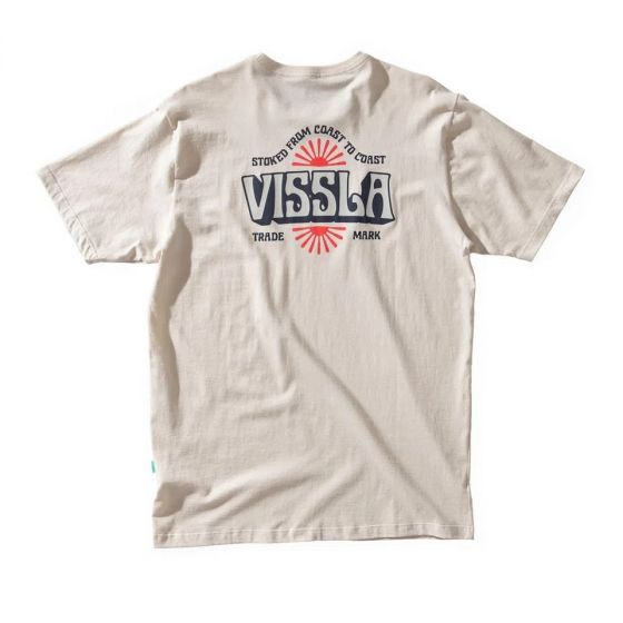 Camiseta Vissla Coast To Coast Off White