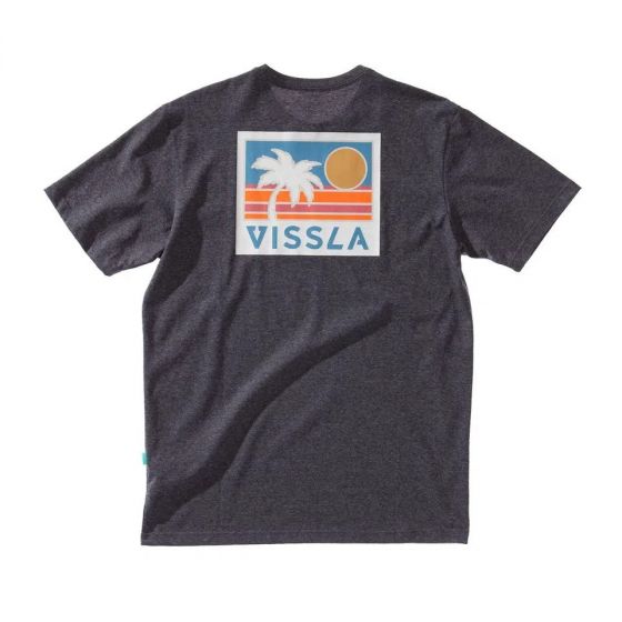 Camiseta Vissla Horizon Mescla Preto