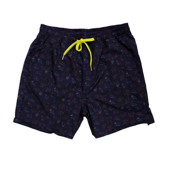 Bermuda Calção Drop Dead Skatebards BoardShort Dog Life