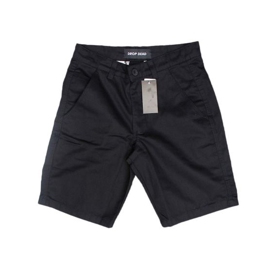 Bermuda Sarja Drop Dead Skateboards Sturdy Preta