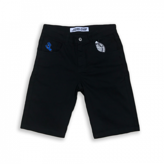 Bermuda Santa Cruz Sarja Screaming Preta