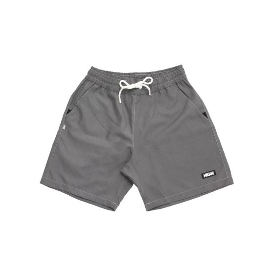 Bermuda Shorts High Colored Cinza