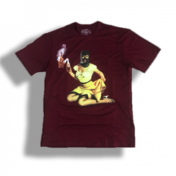 Comprar Camiseta Blunt Ninja Girl Bordô Girl - Loja Melbourne Skateboards