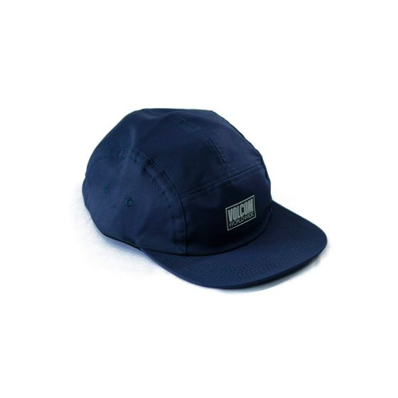 Boné Five Panel Volcom Stone Wide Camper Azul Marinho