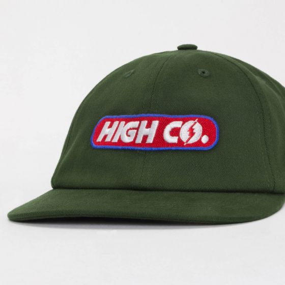 Boné High Company 6 Panel Battery Green