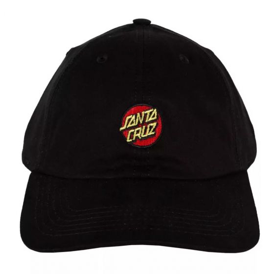 Boné Santa Cruz Classic Dot Dad Hat Preto
