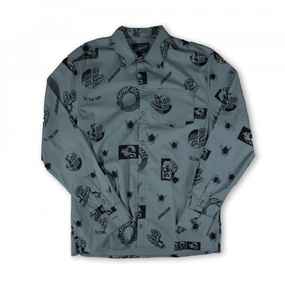 Camisa Manga Longa Santa Cruz Skateboards This Fast