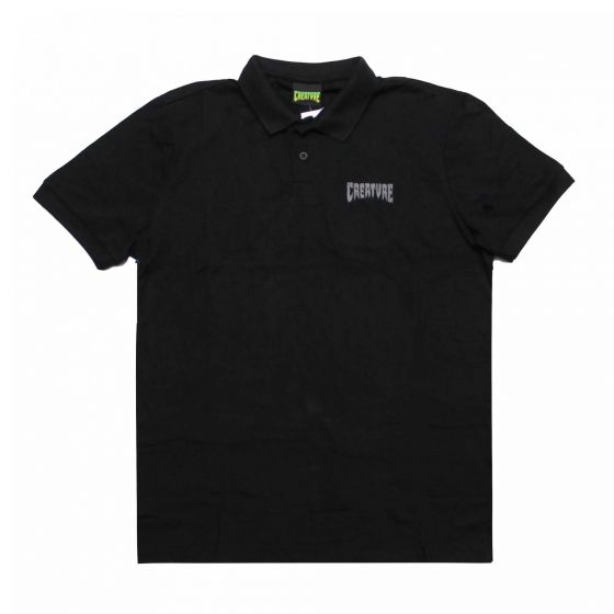 Camisa Polo Creature Logo Mini Preto