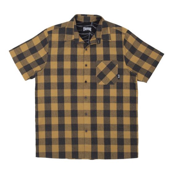 Camisa Xadrez Creature Fiends Web SS Shirt 
