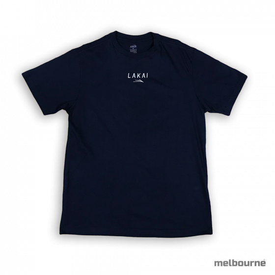 Camiseta Azul Marinho Lakai Bordado