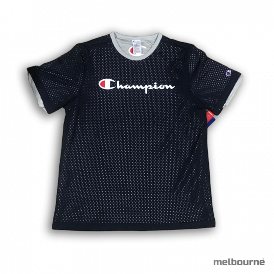 Camiseta Champion Reversible Mesh Tee – Marinho/Cinza
