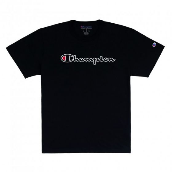 Camiseta Champion Script Outline Preto