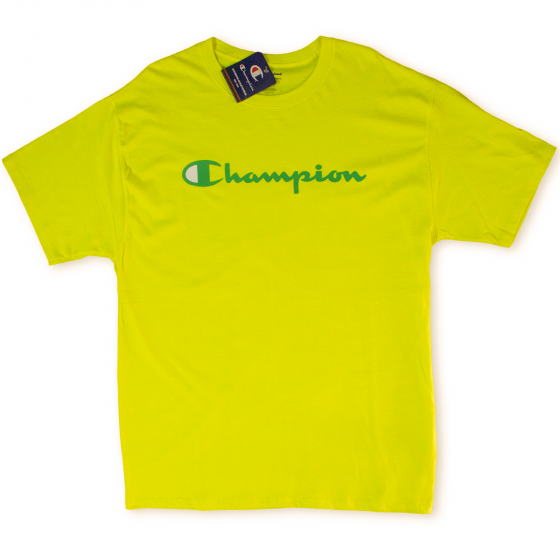 Camiseta Champion SportsWear T23h Amarelo Neon