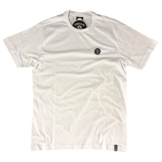 Camiseta Child Skate Logo 5 Bottom Branca