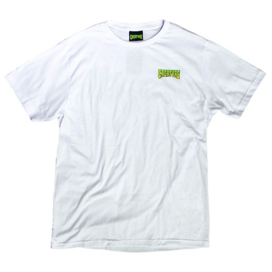 Camiseta Creature Skateboards Logo Mini Branca