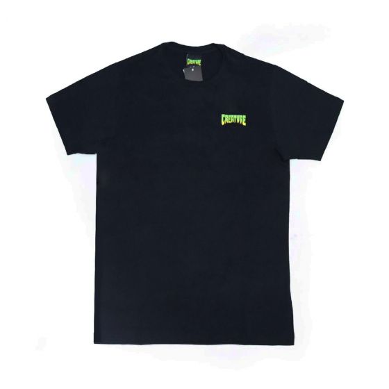 Camiseta Creature Skateboards Logo Mini Preto