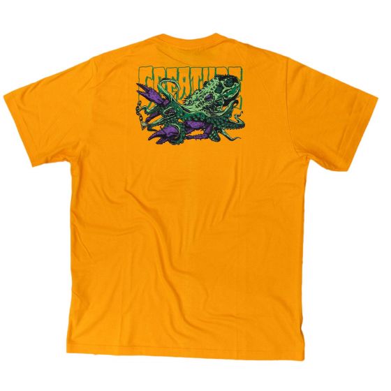 Camiseta Creature Skateboards OCTO Amarela