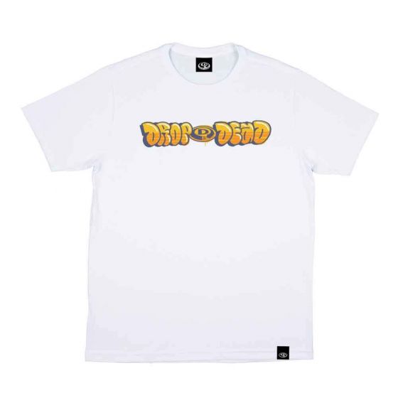 Camiseta Drop Dead Skateboards DD Bomb Branca