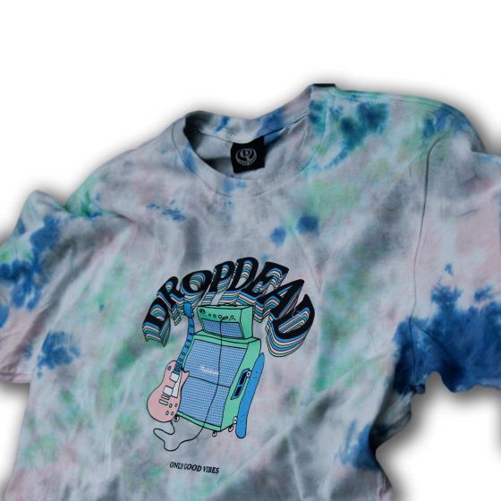 Camiseta Drop Dead Skateboards Especial Tie Dye Amplifier