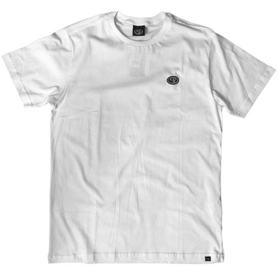 Camiseta Drop Dead Skateboards Logo Bottom Branca