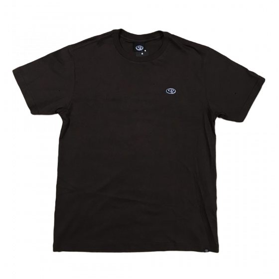 Camiseta Drop Dead Marrom Logo Bottom Drop Dead Skateboards - Camiseta Skate Streetwear