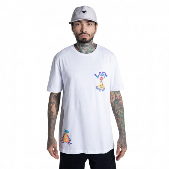 Camiseta Especial Lost Unlock The Mystery Silk Mutante Branca
