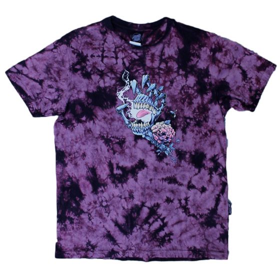 camiseta especial santa cruz ressurect hand roxo