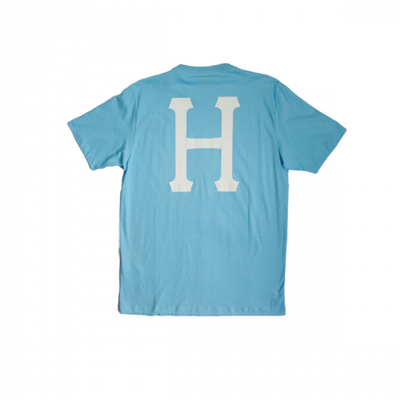 Camiseta Essentials Huf Wordwide Classic H Azul Claro