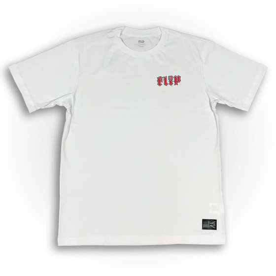 Detalhe Camiseta Flip Hkd Plus Chest Branca Flip - Estilo Urbano