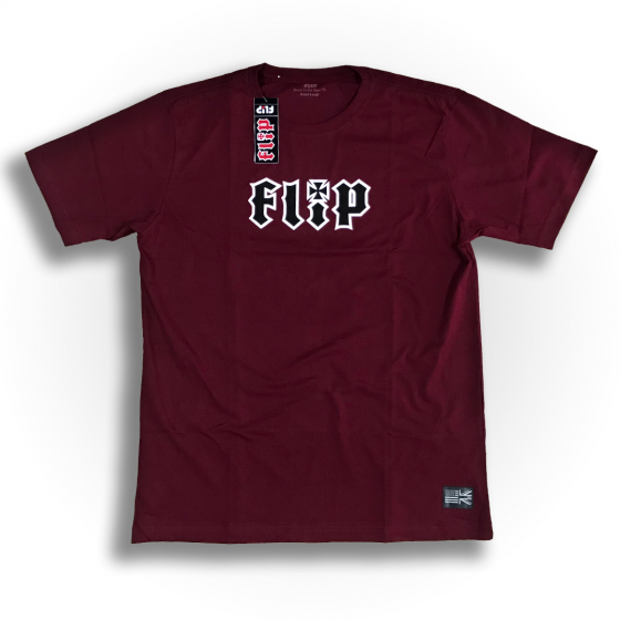 Camiseta Flip Hkd Cardinal Red Flip - Camiseta Skate Streetwear
