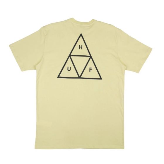 Camiseta HUF WorldWide Essential Triple Triangle Areia