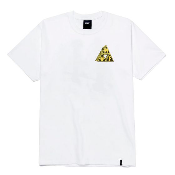 Camiseta Huf Worldwide Essentials Saturday Morning TT Branca