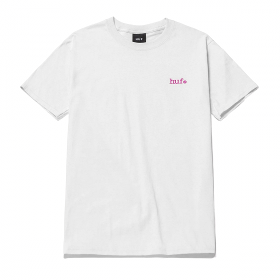 Camiseta HUF Worldwide Neu Rose Branca