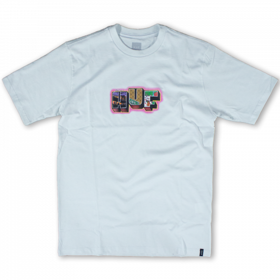 Camiseta HUF WorldWide Town Branca