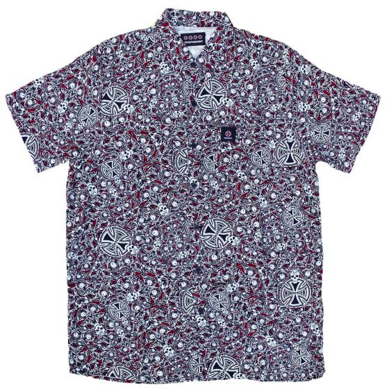 Comprar Camisa Manga Curta Independent Holdem Vermelho Independent Truck Company - Loja Melbourne Skateboards