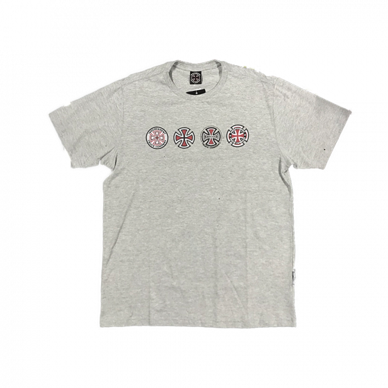 Detalhe Camiseta of a Kind Cinza Mescla Melbourne Skateboards - Estilo Urbano