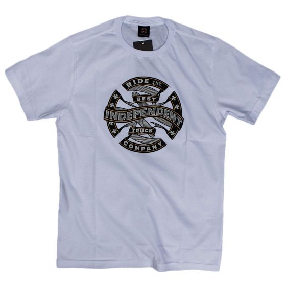 Camiseta Independent Trucks Ribbon Branca