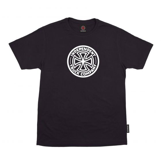 Camiseta Independent Trucks Cross Logo 1 Color Preto