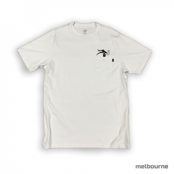 Camiseta Lakai Com Bolso Branca
