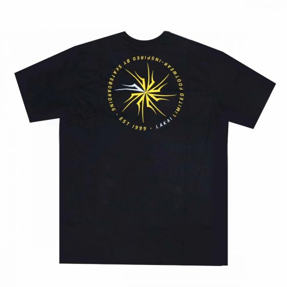 Camiseta Lakai Spiral Preta