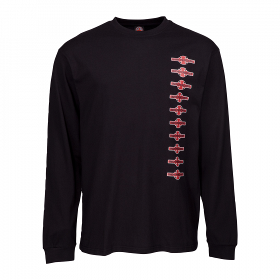 Camiseta Manga Longa Independent OGBC Repeat Preta