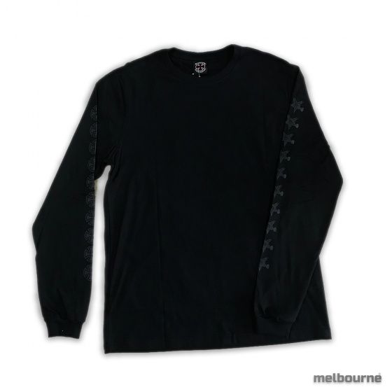 Camiseta Manga Longa Independent Pentagram Cross – Preto