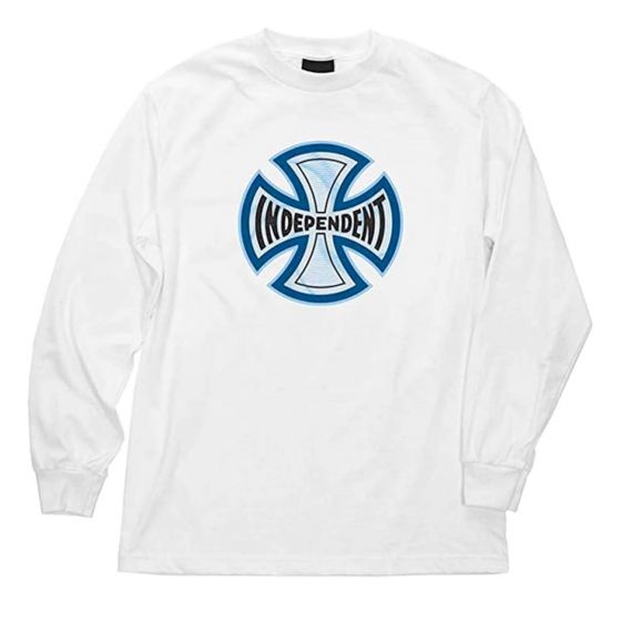 Camiseta Manga Longa Independent Trucks Coil Branca