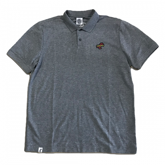 Comprar Camisa Polo Santa Cruz OGSC Bottom Cinza Santa Cruz Skateboards - Loja Melbourne Skateboards