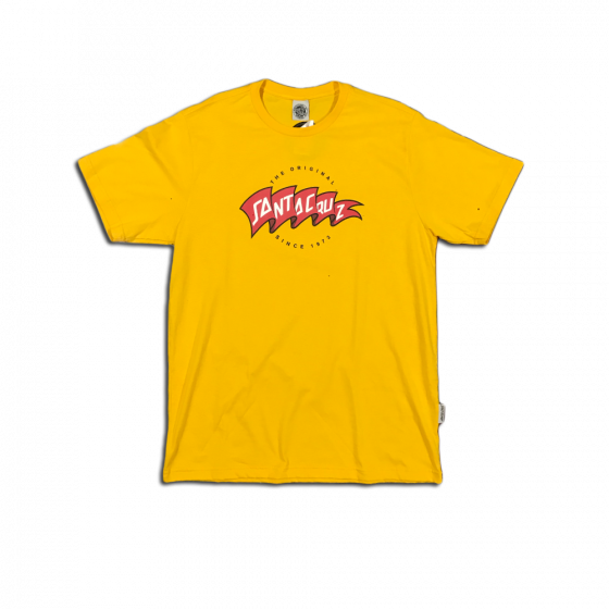 Camiseta Santa Cruz Banner Amarela