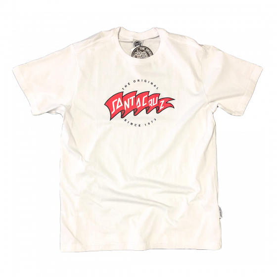 Camiseta Santa Cruz Banner Branca