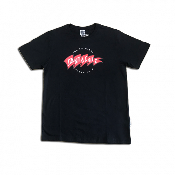 Camiseta Santa Cruz Banner Preta