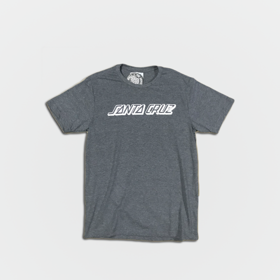Camiseta Santa Cruz Classic Strip 1 Color Cinza Escuro