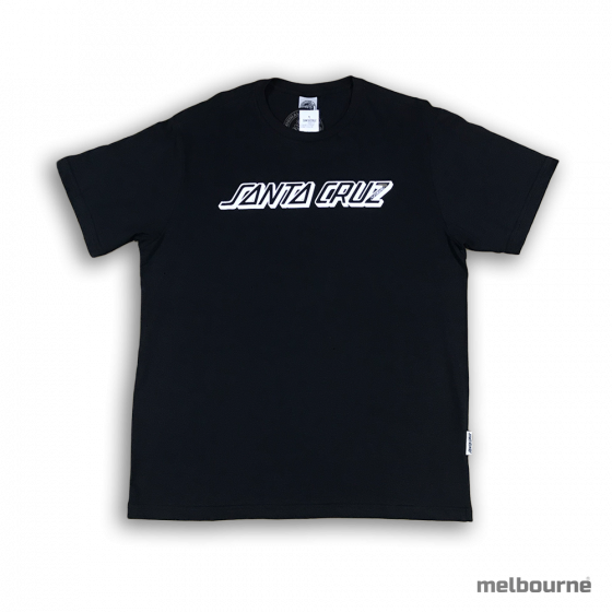 Camiseta Santa Cruz Classic Strip 1 Color Preta
